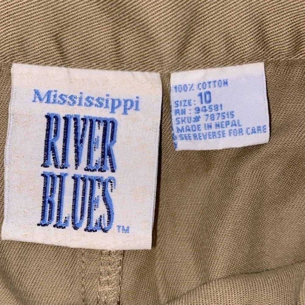 Vintage khaki cotton skirt size 10 - Picture 7 of 7